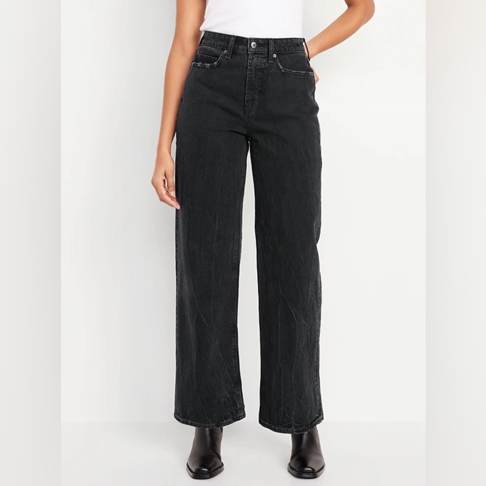 Wide leg jeans